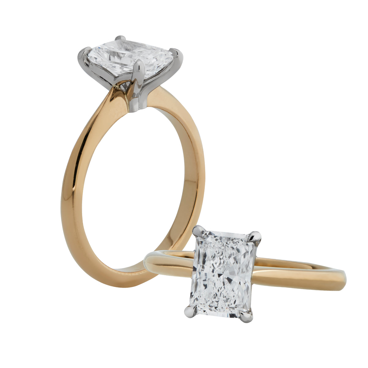 Violette - 1.5CT Radiant Brilliant Solitaire