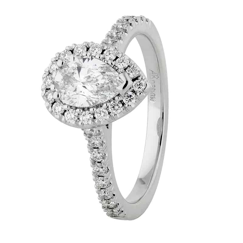 Sophia - Pear Shape Brilliant Cut Diamond Cluster