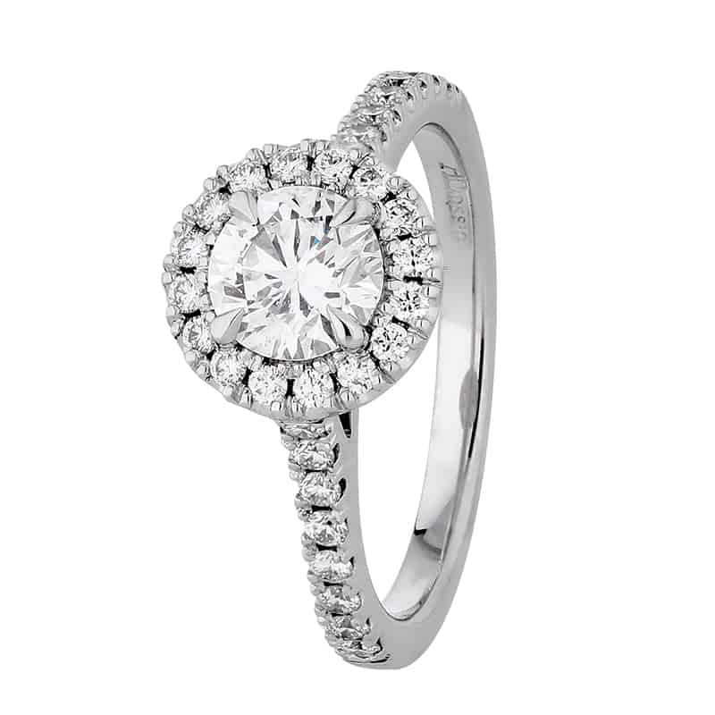 Scarlett - Round Brilliant Cut Diamond Halo Cluster