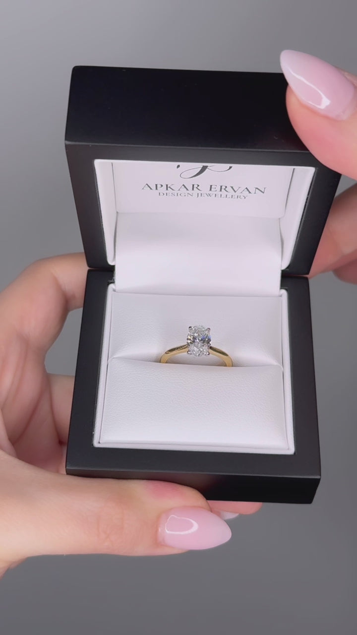 Juliette - 1.5CT Oval Brilliant Solitaire